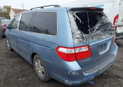 2006 Honda Odyssey Ex-L z USA, uszkodzony, nr VIN 5FNRL38746B050802